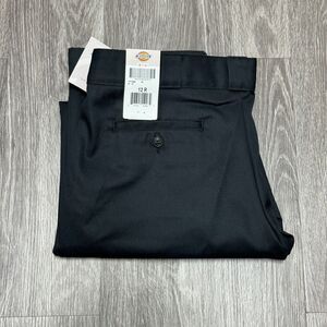Dickies 774 Pants Womens 12R Black Original Fit Flex Work Straight Leg Relaxed